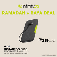 Load image into Gallery viewer, [Ramadan Sale] InstantGo 5000 Built-in Lightning Cable
